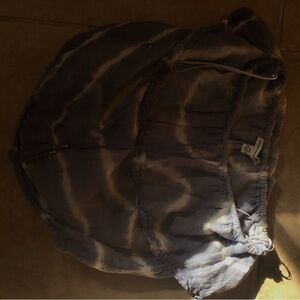 Gray Tie-Dye Skirt
